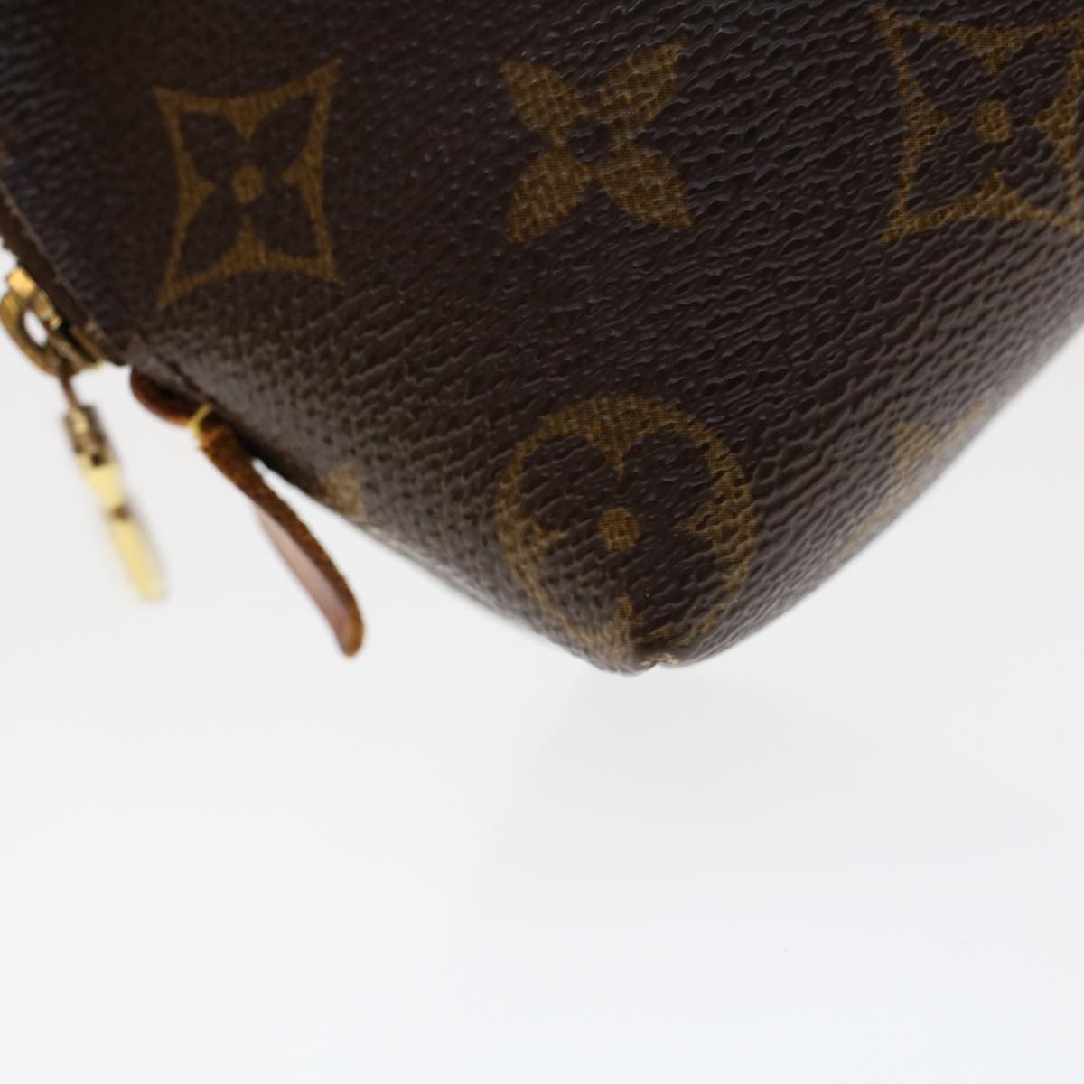 LOUIS VUITTON Monogram Pochette Cosmetic PM Cosmetic Pouch M47515 LV uy127