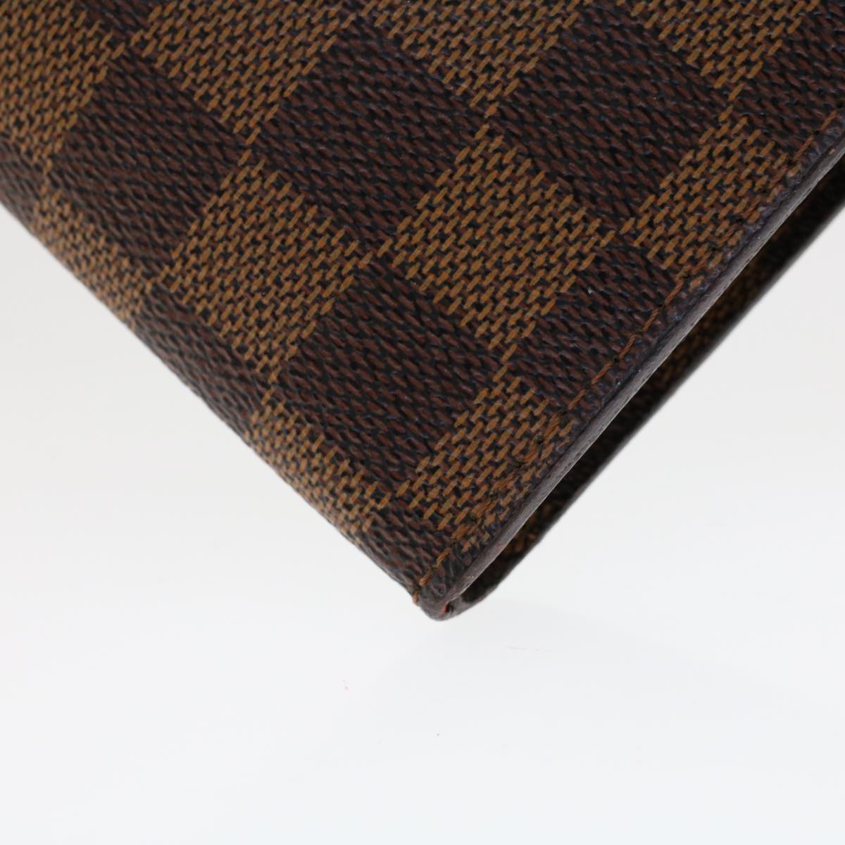 LOUIS VUITTON Damier Ebene Marais Pouch LV uy135
