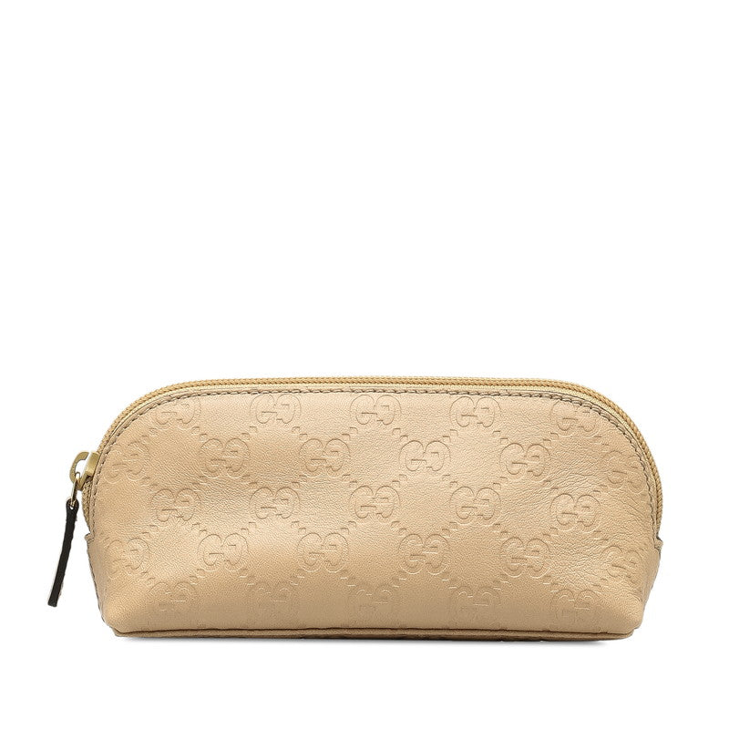 Luxury Gucci Trending 2025 Leather Pouch 272367 Beige