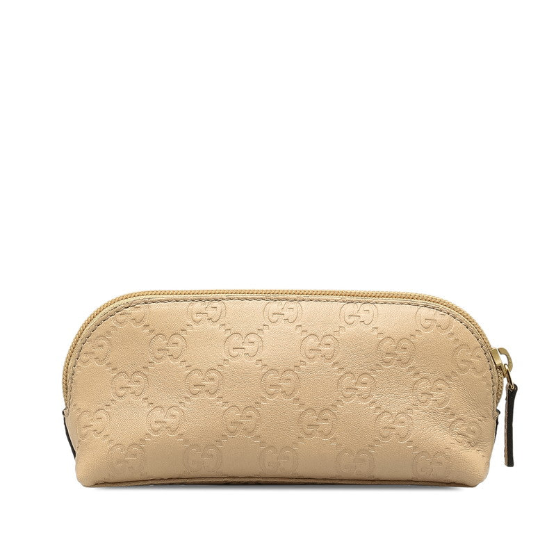 Luxury Gucci Trending 2025 Leather Pouch 272367 Beige
