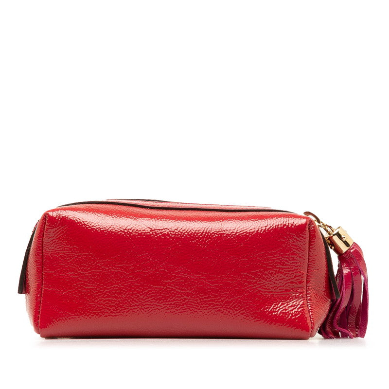 Luxury Gucci Trending 2025 Interlocking G Soho Patent Leather Pouch