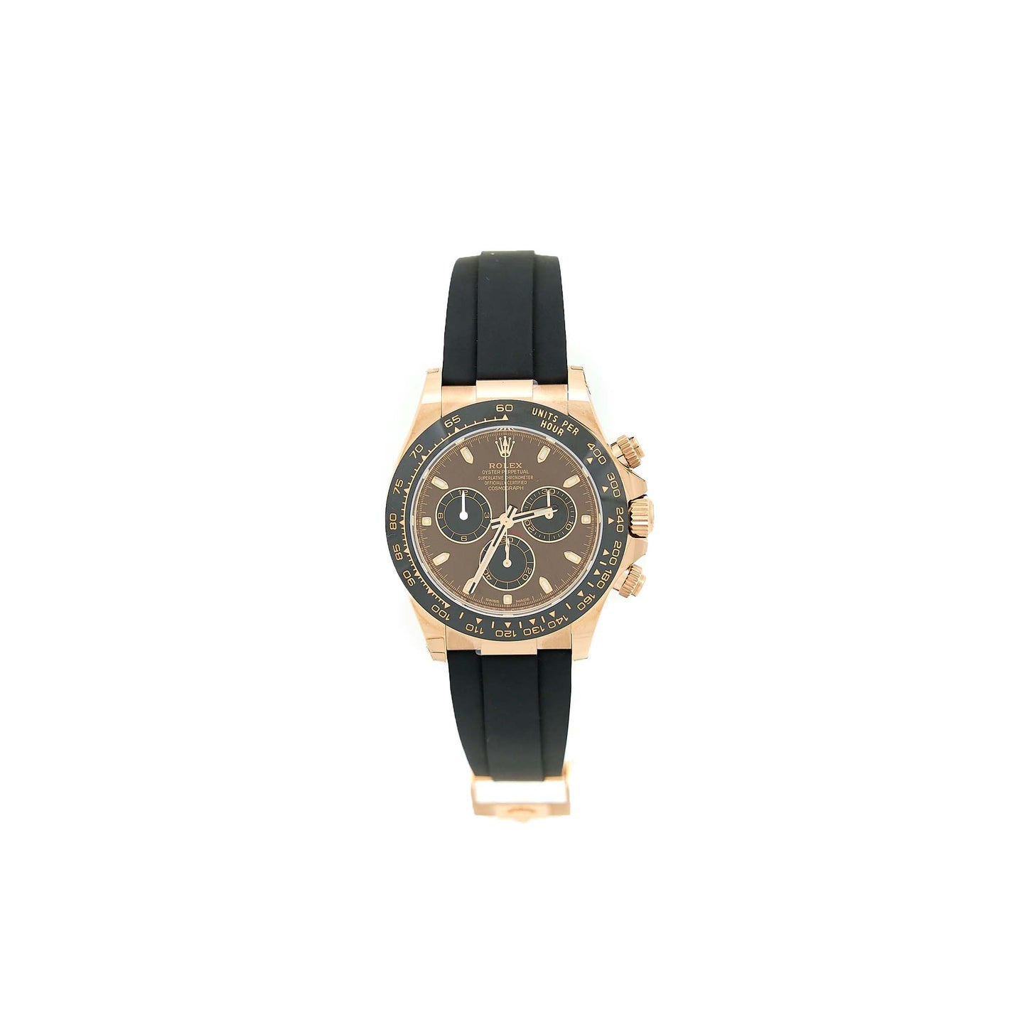 Rolex Cosmograph Daytona 40mm Rose Gold Chocolate Dial Model 116515LN