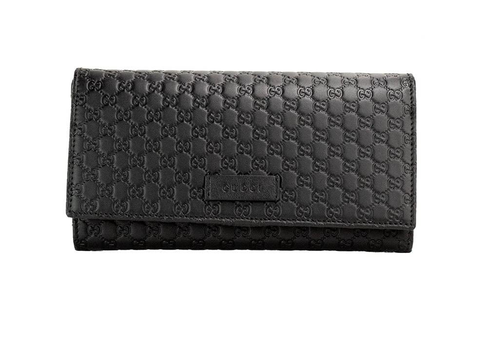 Luxury Gucci Microguccissima Monogram Logo Soft Margaux Leather Trifold Wallet