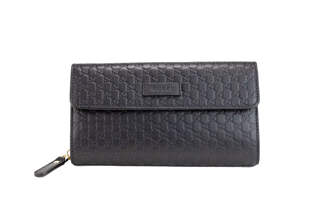 Luxury Gucci Microguccissima Monogram Logo Soft Margaux Leather Wallet