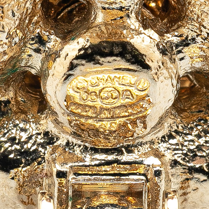 Chanel Vintage Coco Mark Flower Earrings