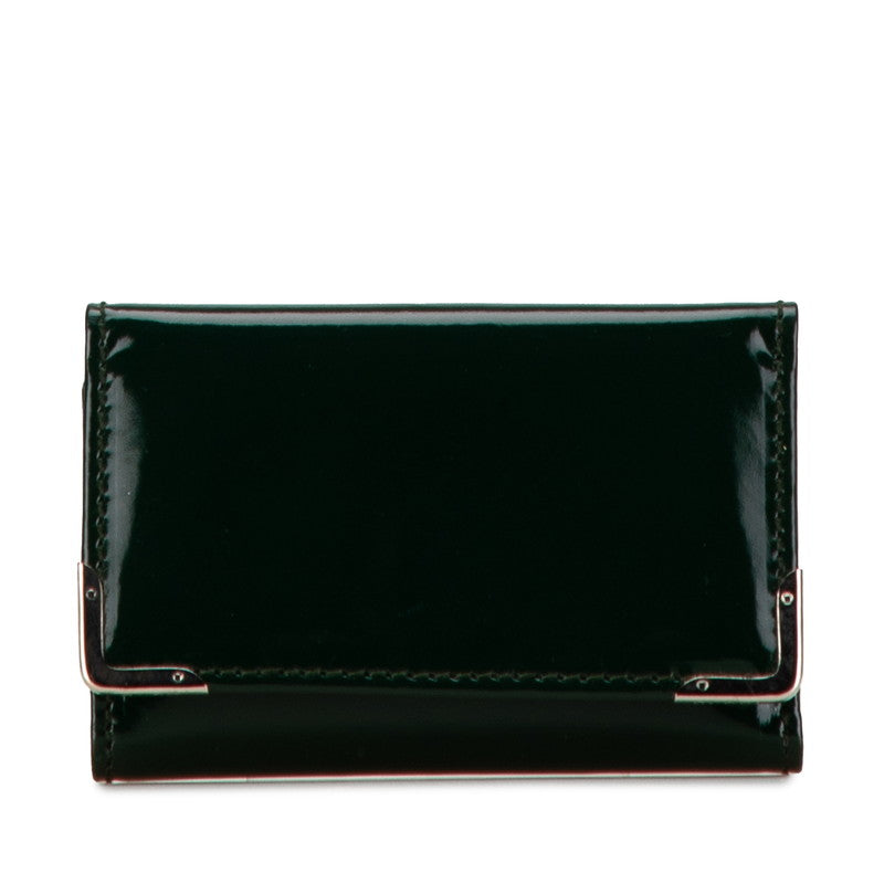Luxury Gucci Trending 2025 Enamel Key Case 6 Hooks Green