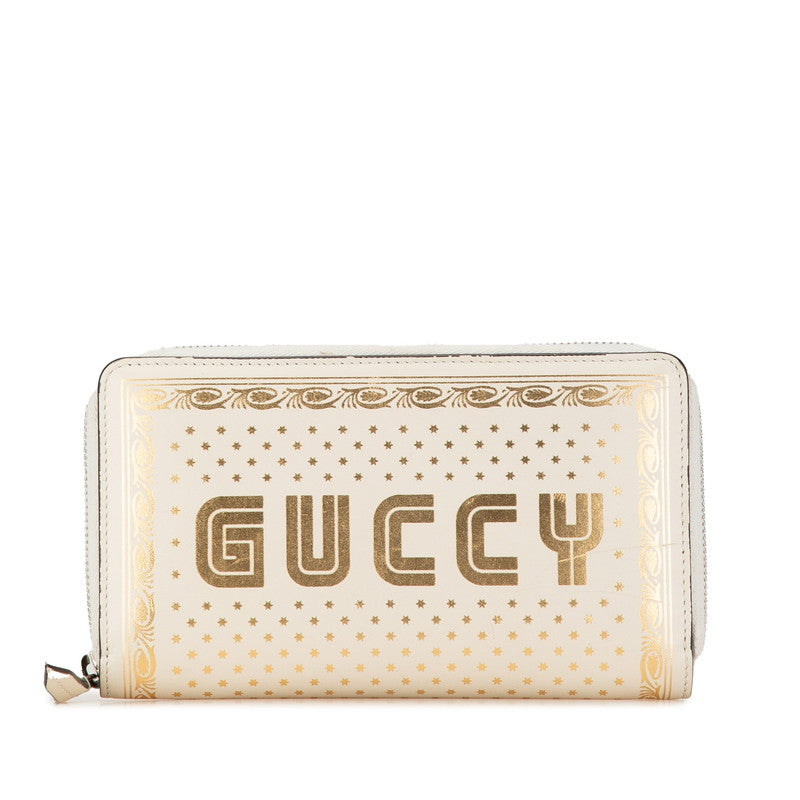 Luxury Gucci Trending 2025 Leather Round Zipper Wallet 510488