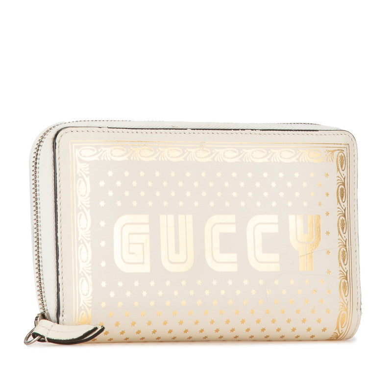 Luxury Gucci Trending 2025 Leather Round Zipper Wallet 510488