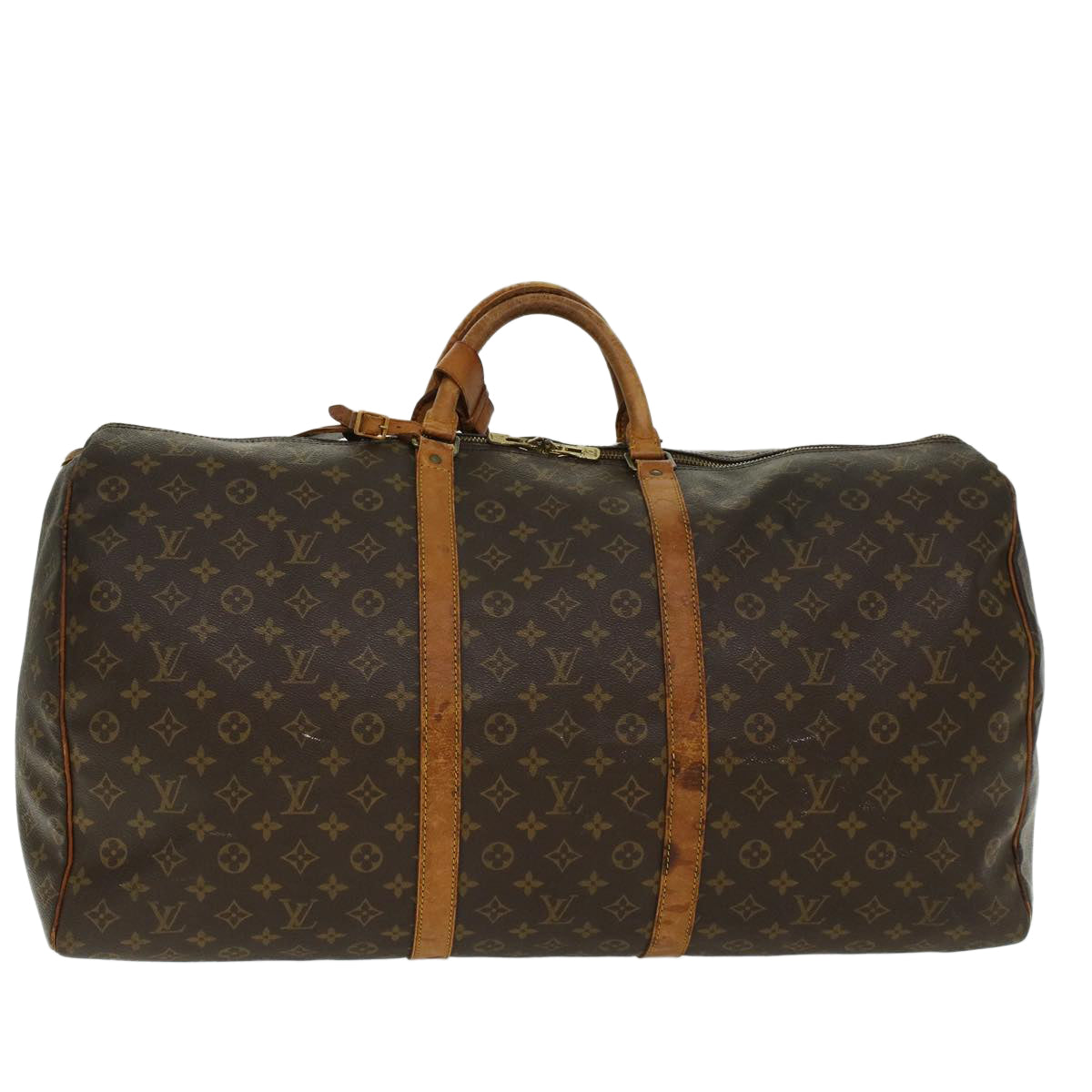 LOUIS VUITTON Monogram Keepall 60 Boston Bag M41422 LV yb177