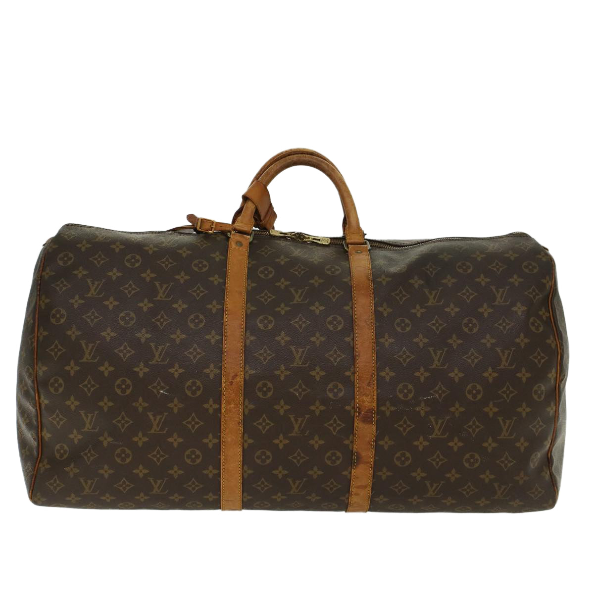LOUIS VUITTON Monogram Keepall 60 Boston Bag M41422 LV yb177