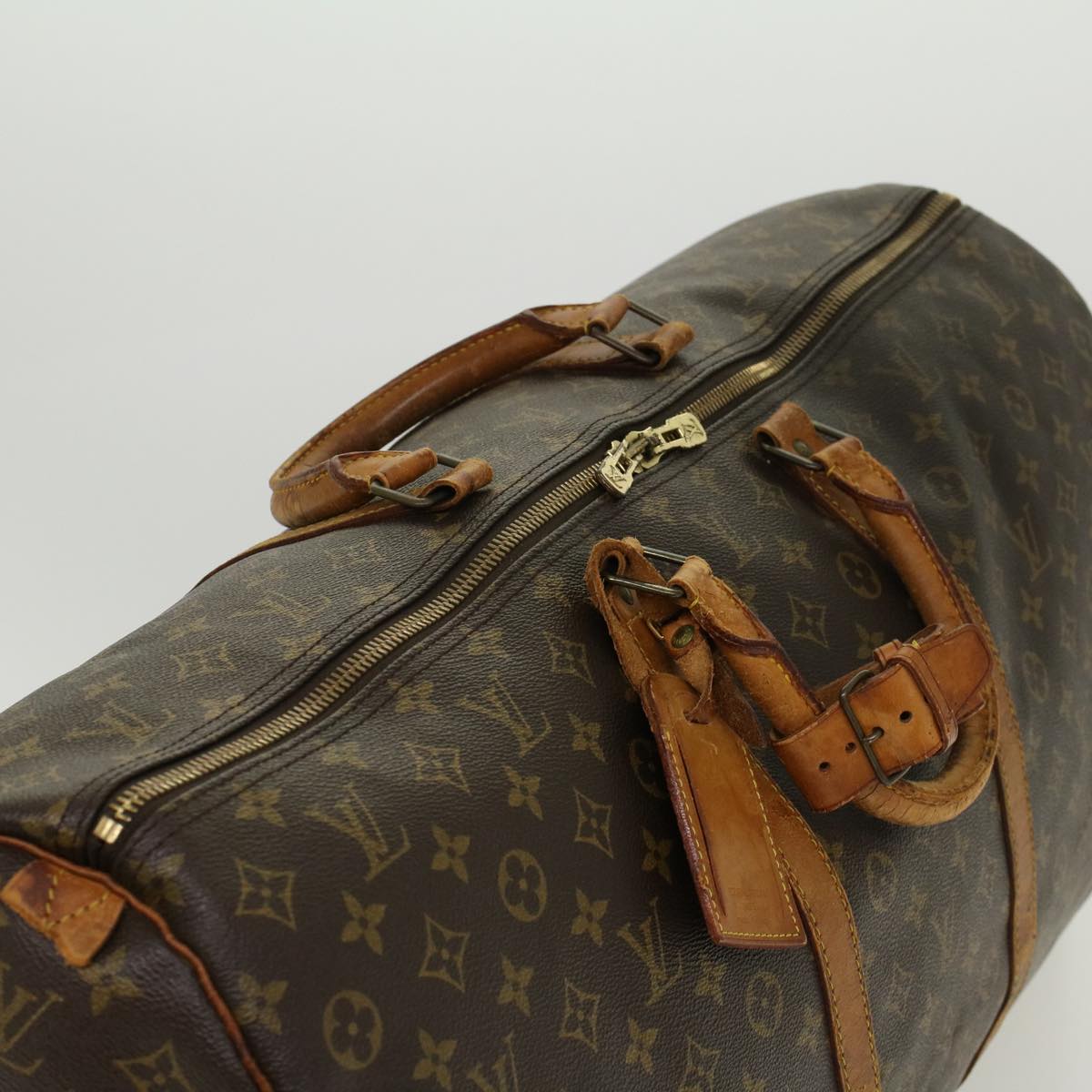 LOUIS VUITTON Monogram Keepall 60 Boston Bag M41422 LV yb177
