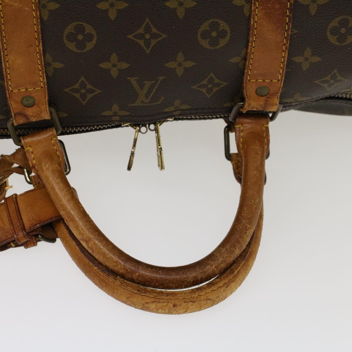 LOUIS VUITTON Monogram Keepall 60 Boston Bag M41422 LV yb177