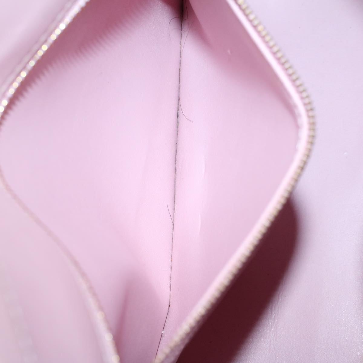 LOUIS VUITTON Monogram Vernis Houston Bag Marshmallow Pink M91302 LV yb397