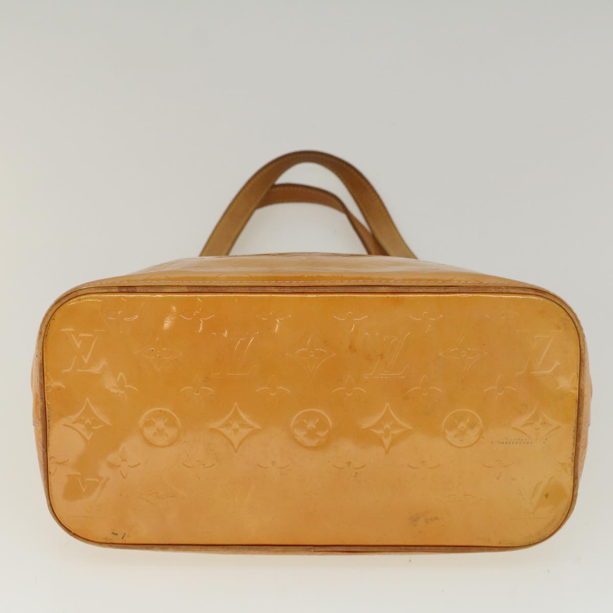LOUIS VUITTON Monogram Vernis Houston Bag Marshmallow Pink M91302 LV yb397