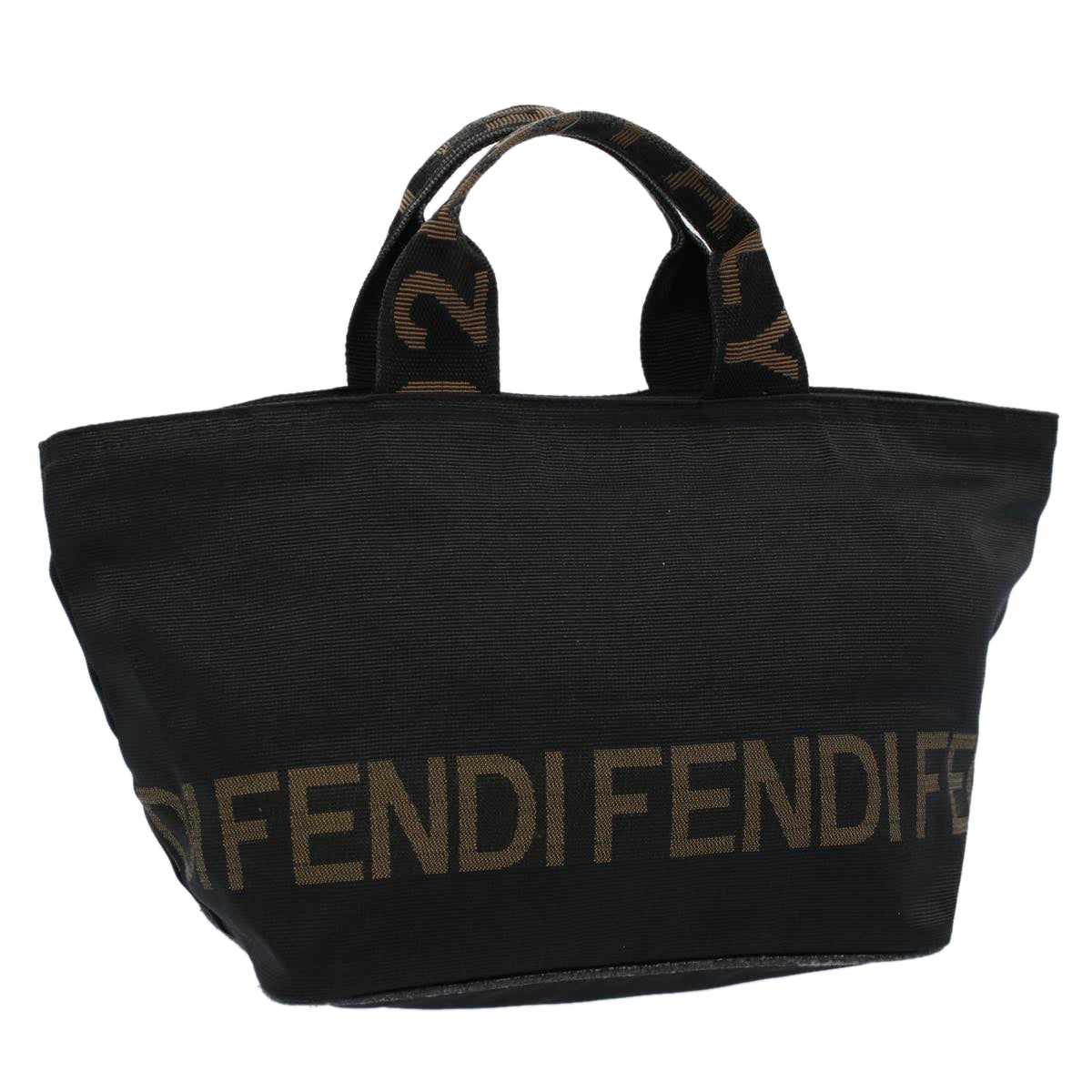 Luxury FendiTote Bag Canvas Black 2291 26488 088yb411