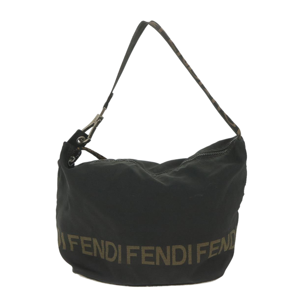 Luxury FendiShoulder Bag Nylon Blackyb412