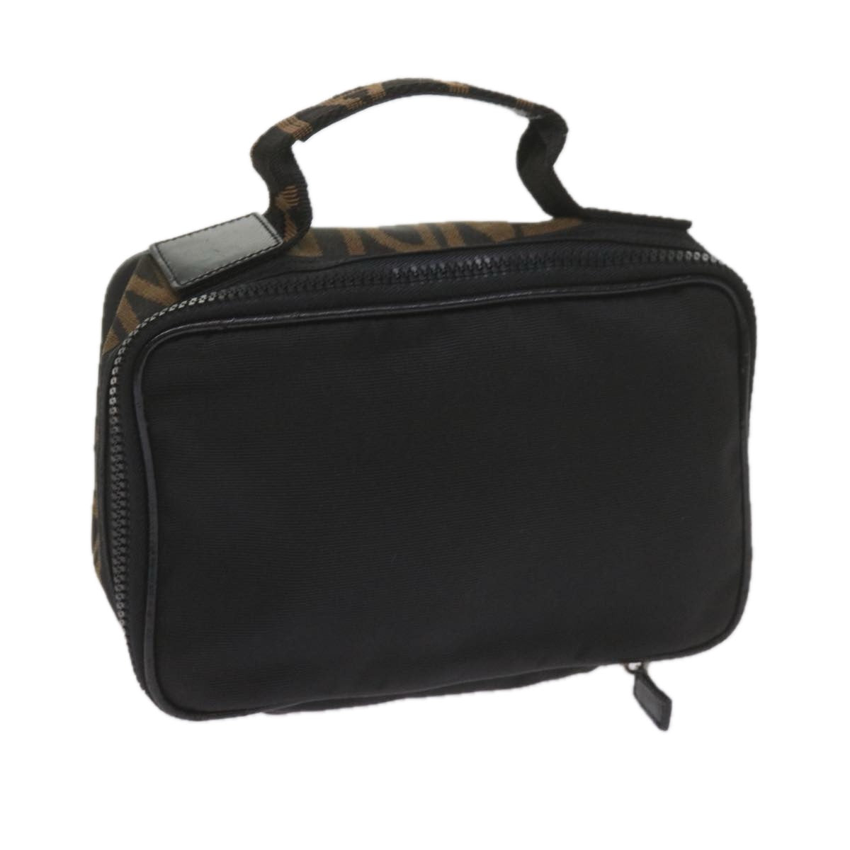 Luxury FendiVanity Cosmetic Pouch Nylon Blackyb437
