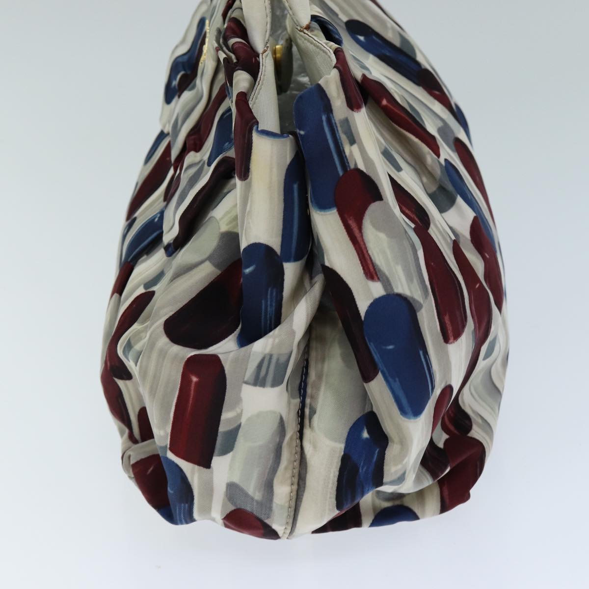 Luxury PradaLip Pattern Hand Bag Nylon Multicolor yb569