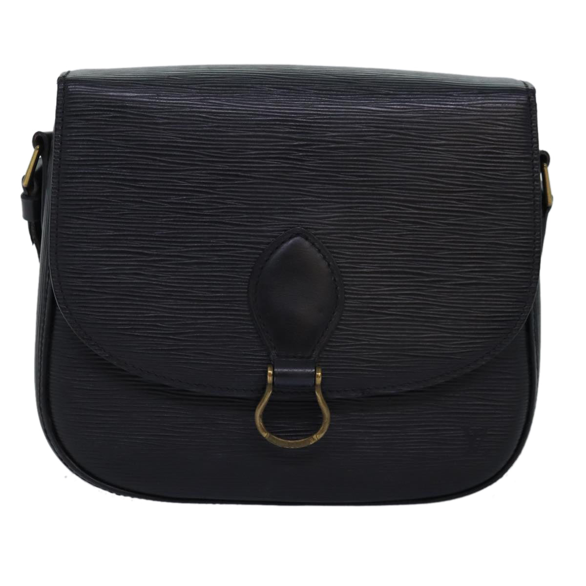 LOUIS VUITTON Epi Saint Cloud GM Shoulder Bag Black Noir M52192 LV yb573