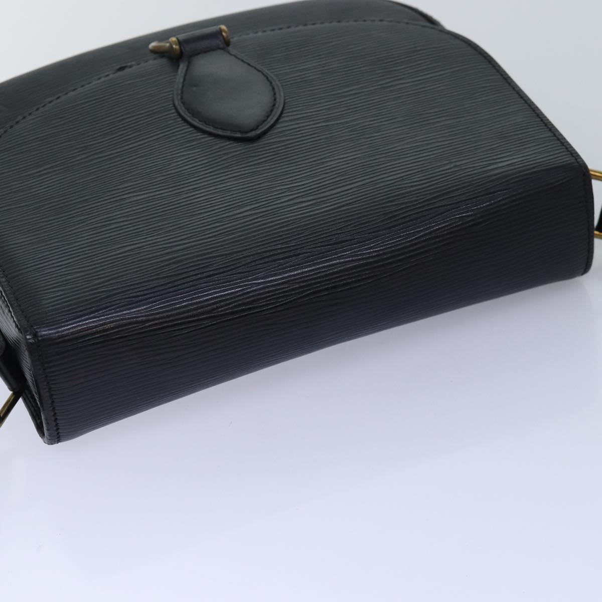LOUIS VUITTON Epi Saint Cloud GM Shoulder Bag Black Noir M52192 LV yb573