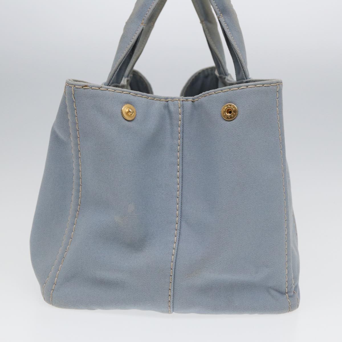 Luxury Prada Canapa GM Hand Bag Canvas Light Blue  yb606