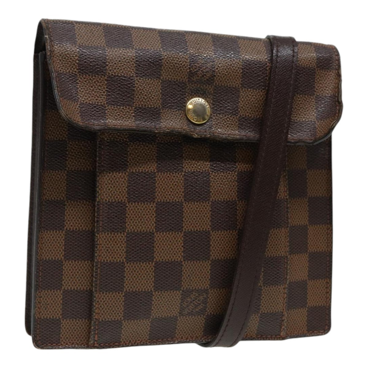 LOUIS VUITTON Damier Ebene Pimlico Shoulder Bag N45272 LV yb644