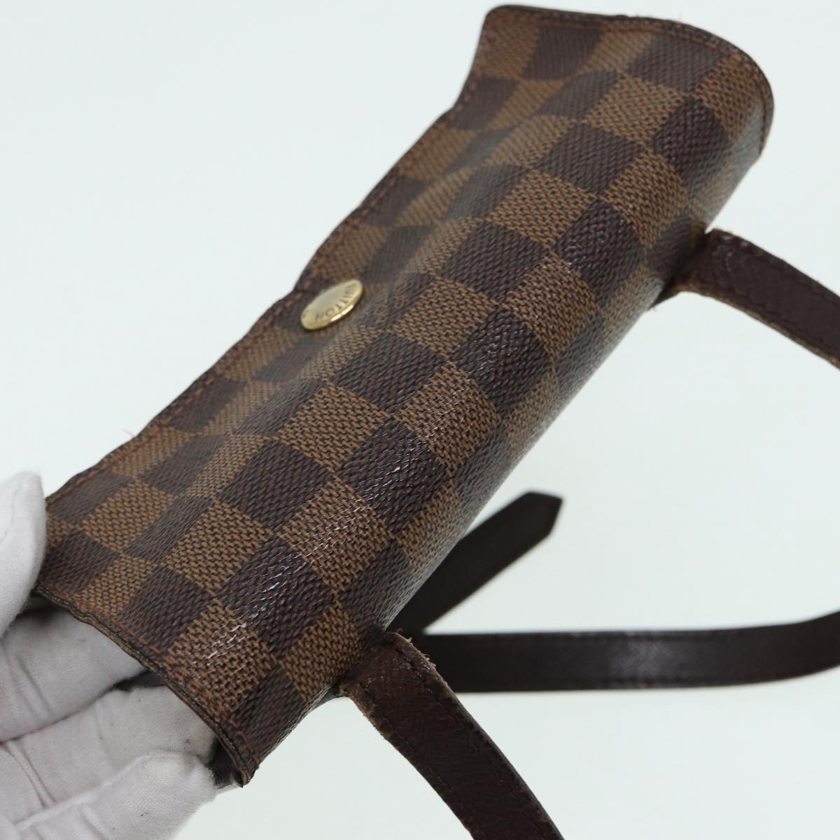 LOUIS VUITTON Damier Ebene Pimlico Shoulder Bag N45272 LV yb644