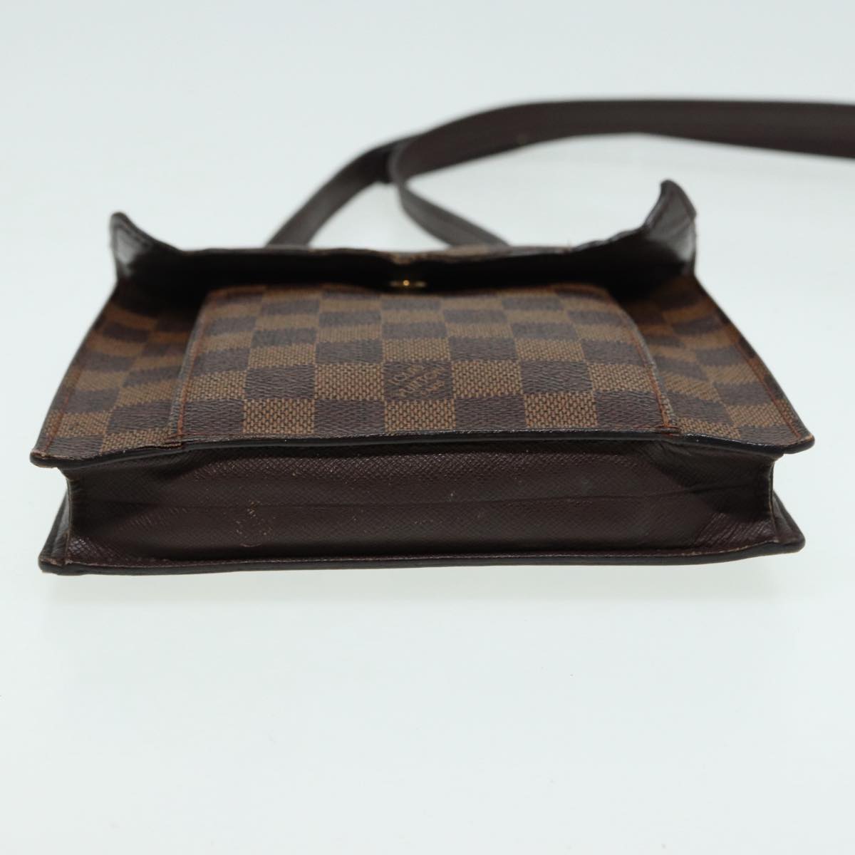 LOUIS VUITTON Damier Ebene Pimlico Shoulder Bag N45272 LV yb644