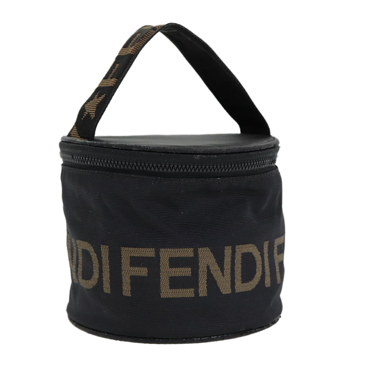 Luxury Fendi Hand Bag Canvas Brown Blackyb646