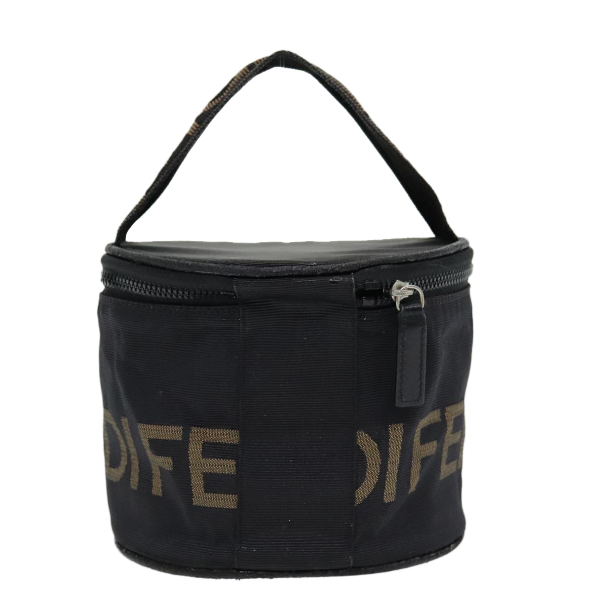 Luxury Fendi Hand Bag Canvas Brown Blackyb646