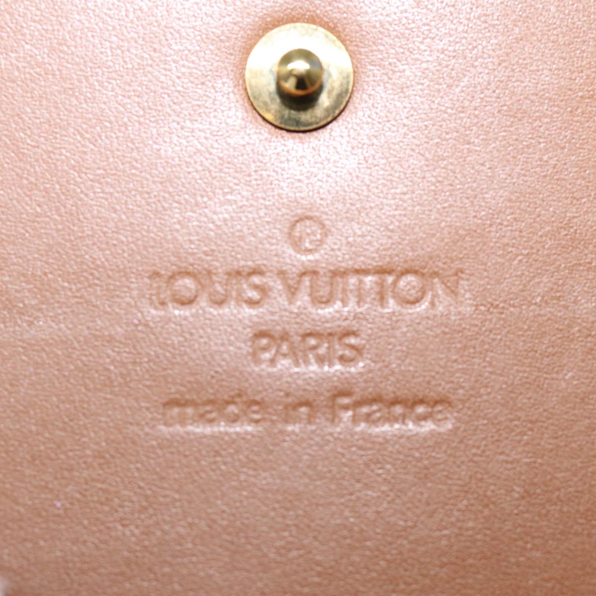 LOUIS VUITTON Monogram Vernis Cigarette Case Bronze M91156 LV yb658