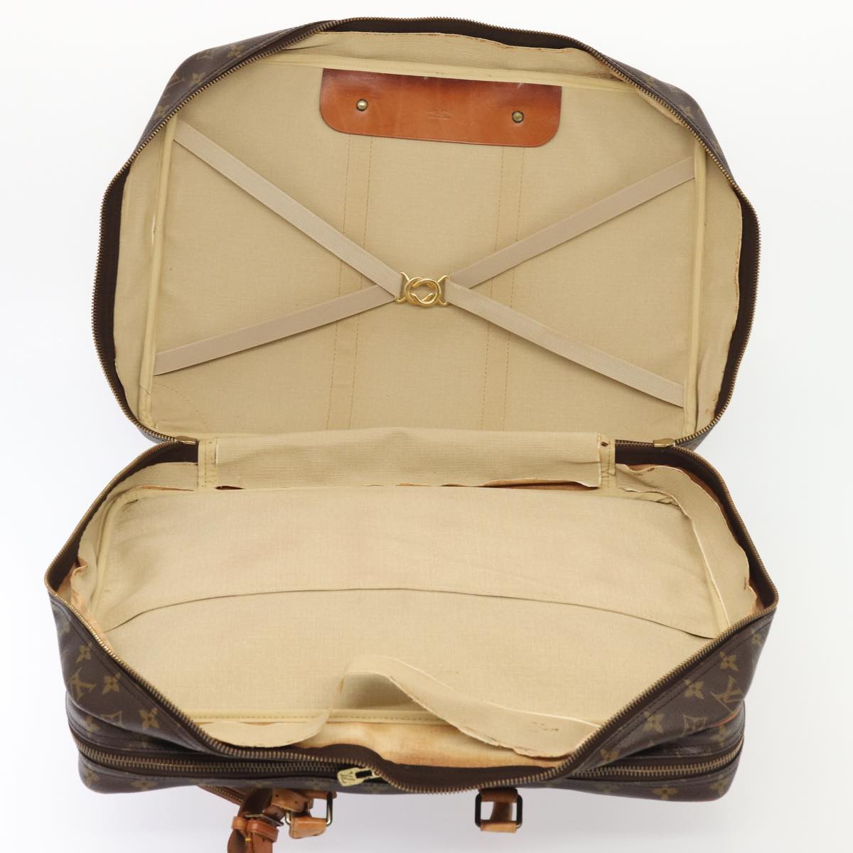 LOUIS VUITTON Monogram Sac 48 Heures Boston Bag M41383 LV yb668