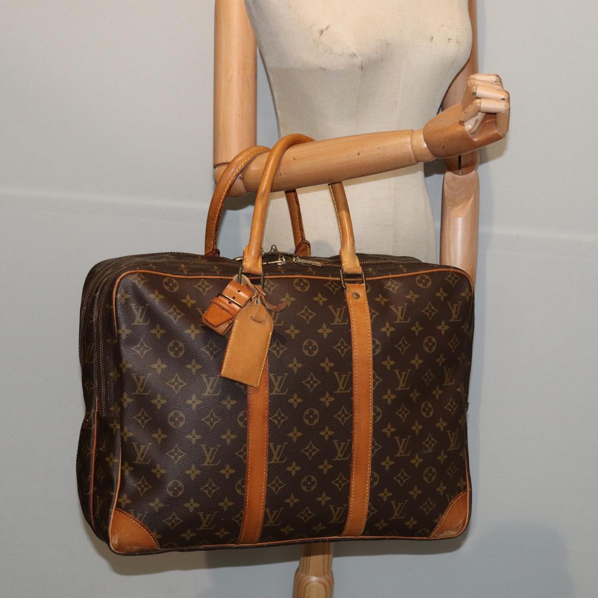 LOUIS VUITTON Monogram Sac 48 Heures Boston Bag M41383 LV yb668