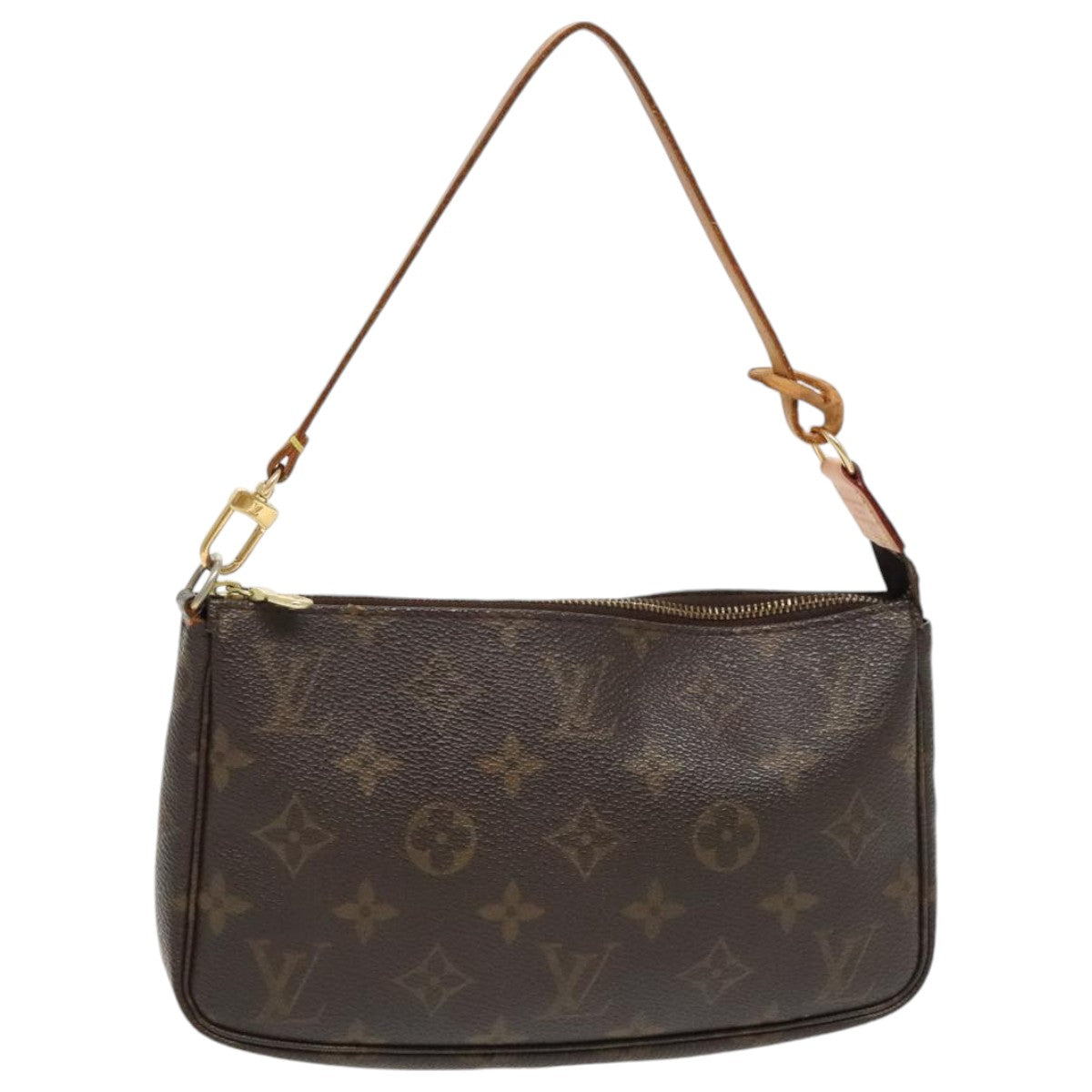 LOUIS VUITTON Monogram Pochette Accessoires Pouch M51980 LV yb699