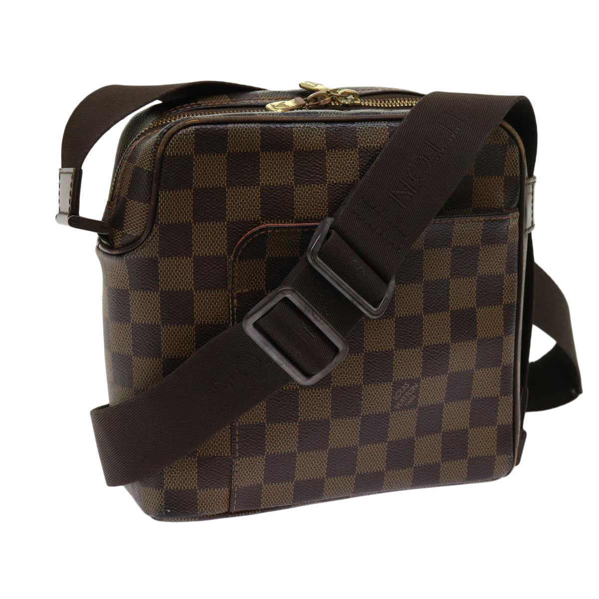 LOUIS VUITTON Damier Ebene Olaf PM Shoulder Bag N41442 LV yk10000