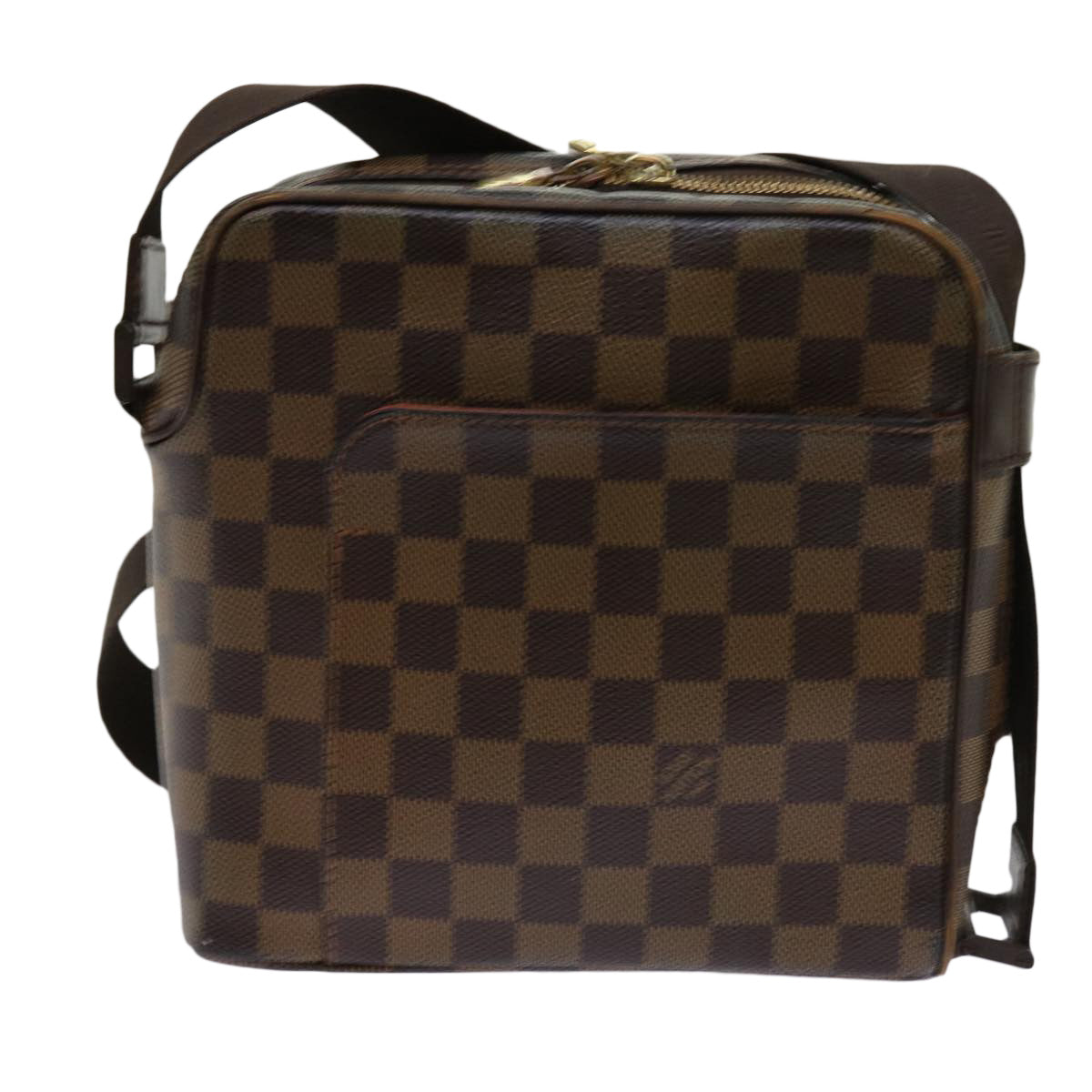 LOUIS VUITTON Damier Ebene Olaf PM Shoulder Bag N41442 LV yk10000