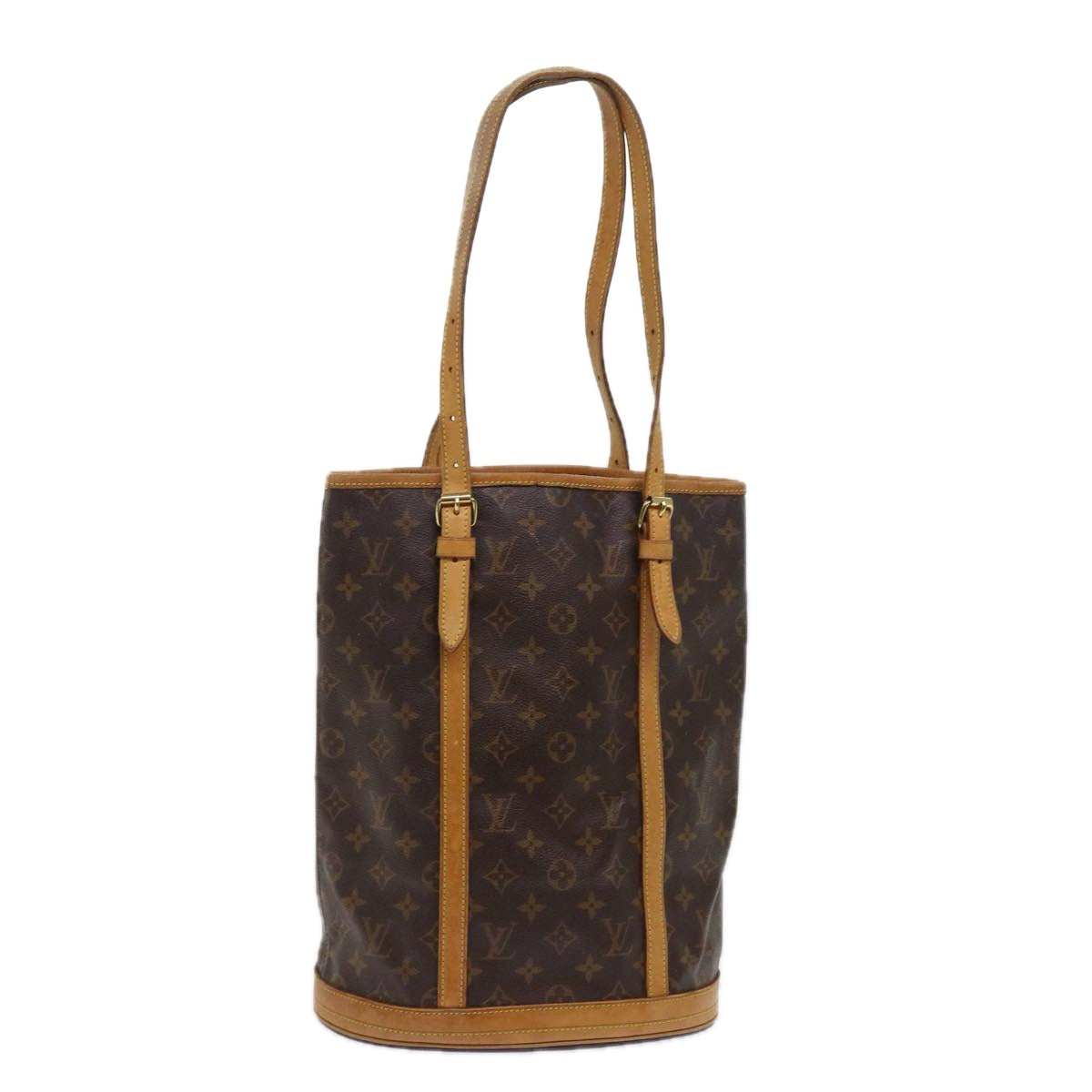 LOUIS VUITTON Monogram Bucket GM Shoulder Bag M42236 LV yk10019