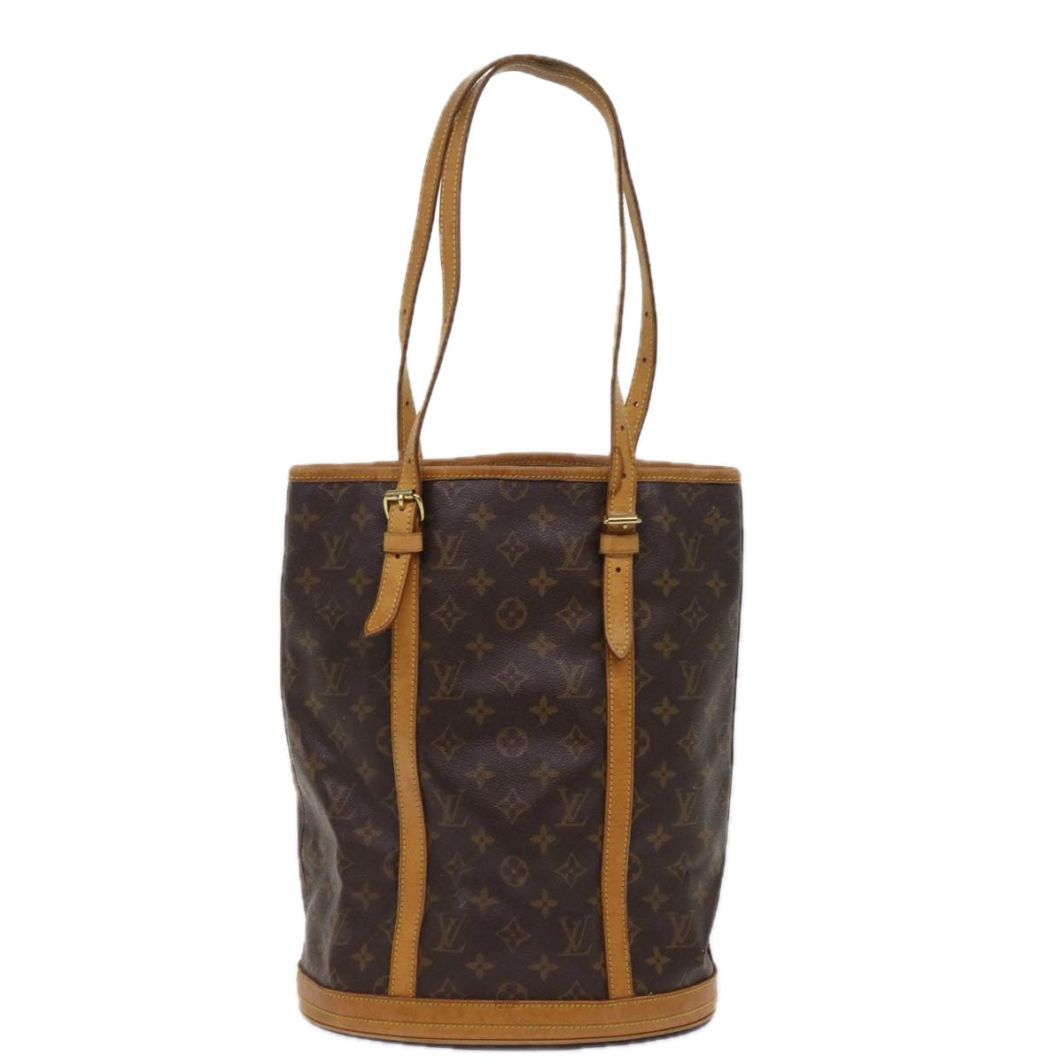 LOUIS VUITTON Monogram Bucket GM Shoulder Bag M42236 LV yk10019