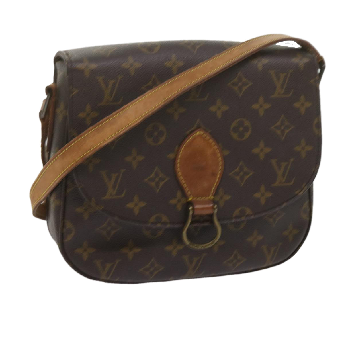 LOUIS VUITTON Monogram Saint Cloud GM Shoulder Bag M51242 LV yk10026