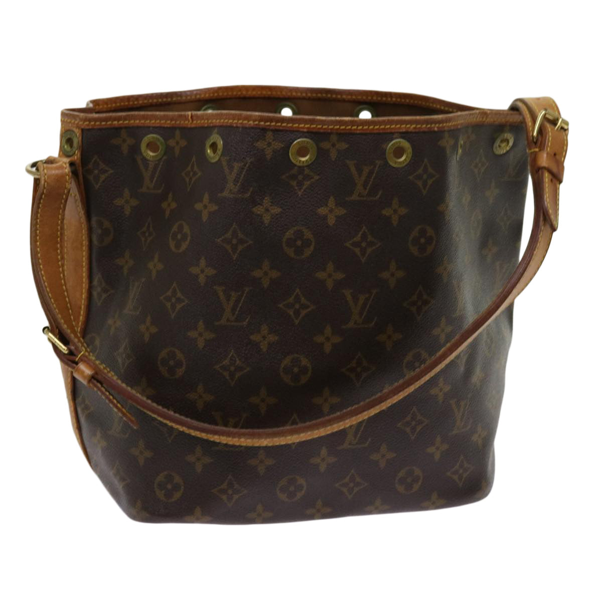 LOUIS VUITTON Monogram Petit Noe Shoulder Bag M42226 LV yk10041