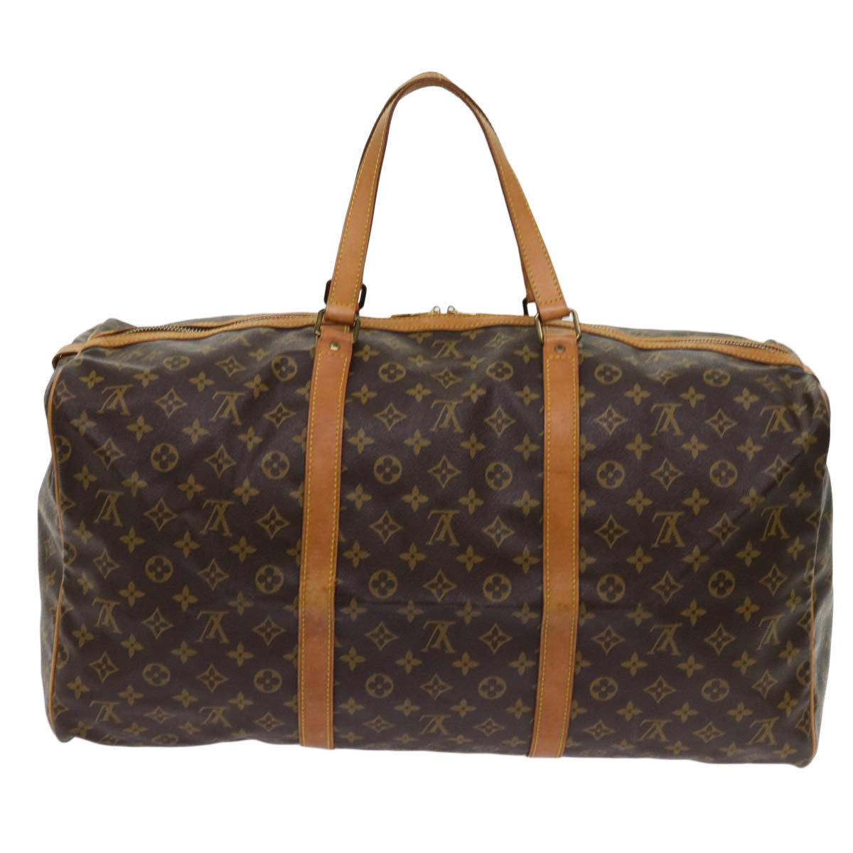 LOUIS VUITTON Monogram Sac Souple 55 Boston Bag M41622 LV yk10044