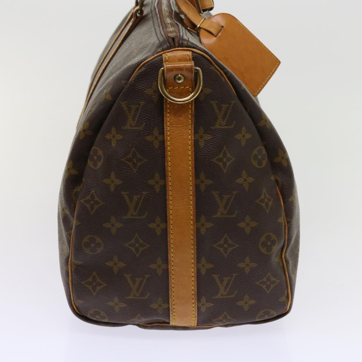 LOUIS VUITTON Monogram Keepall Bandouliere 45 Boston Bag M41418 LV yk10046