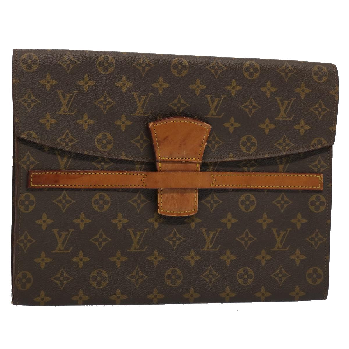 LOUIS VUITTON Monogram Clutch Bag Vintage LV yk10073