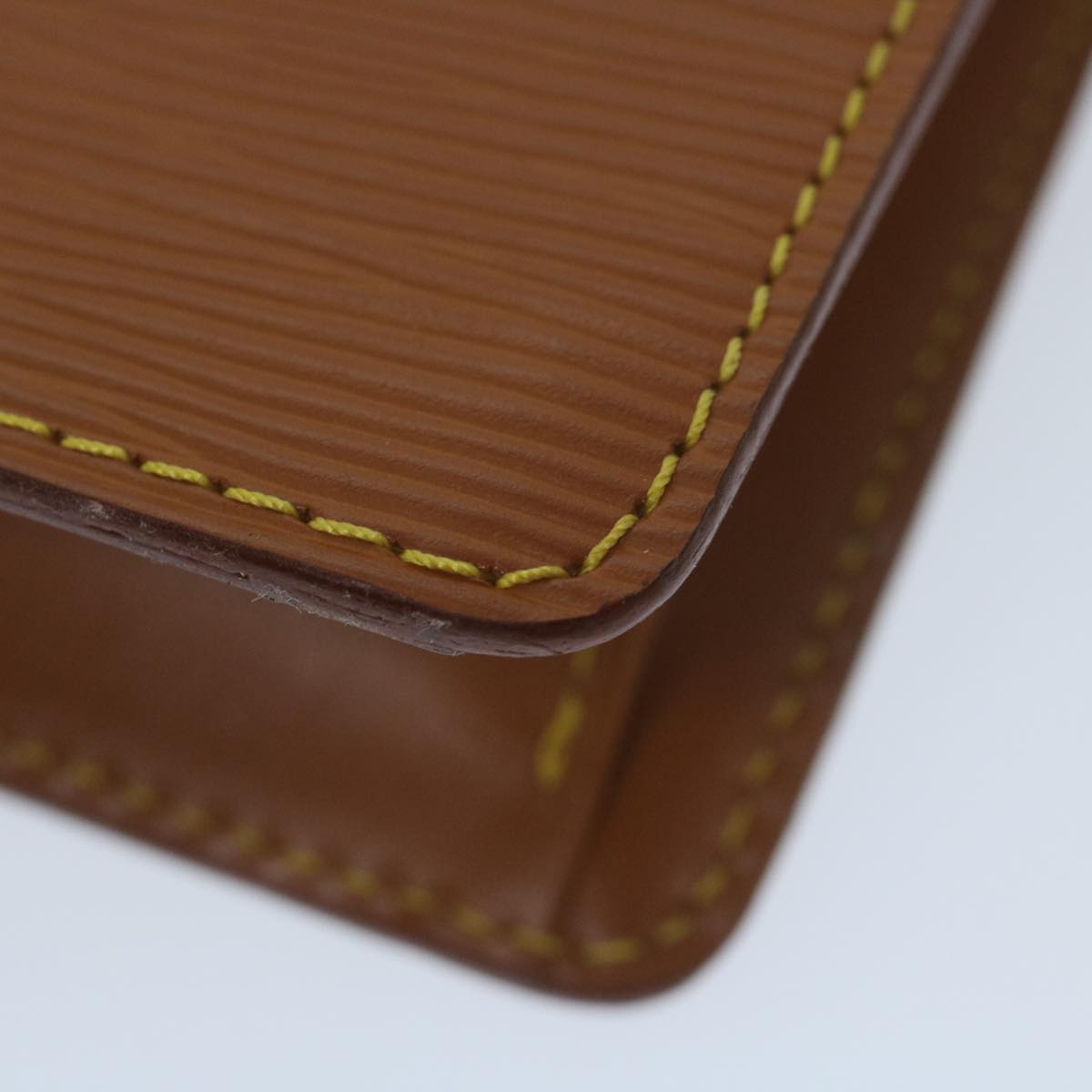 LOUIS VUITTON Epi Pochette Homme Clutch Bag Zipang gold M52528 LV yk10111