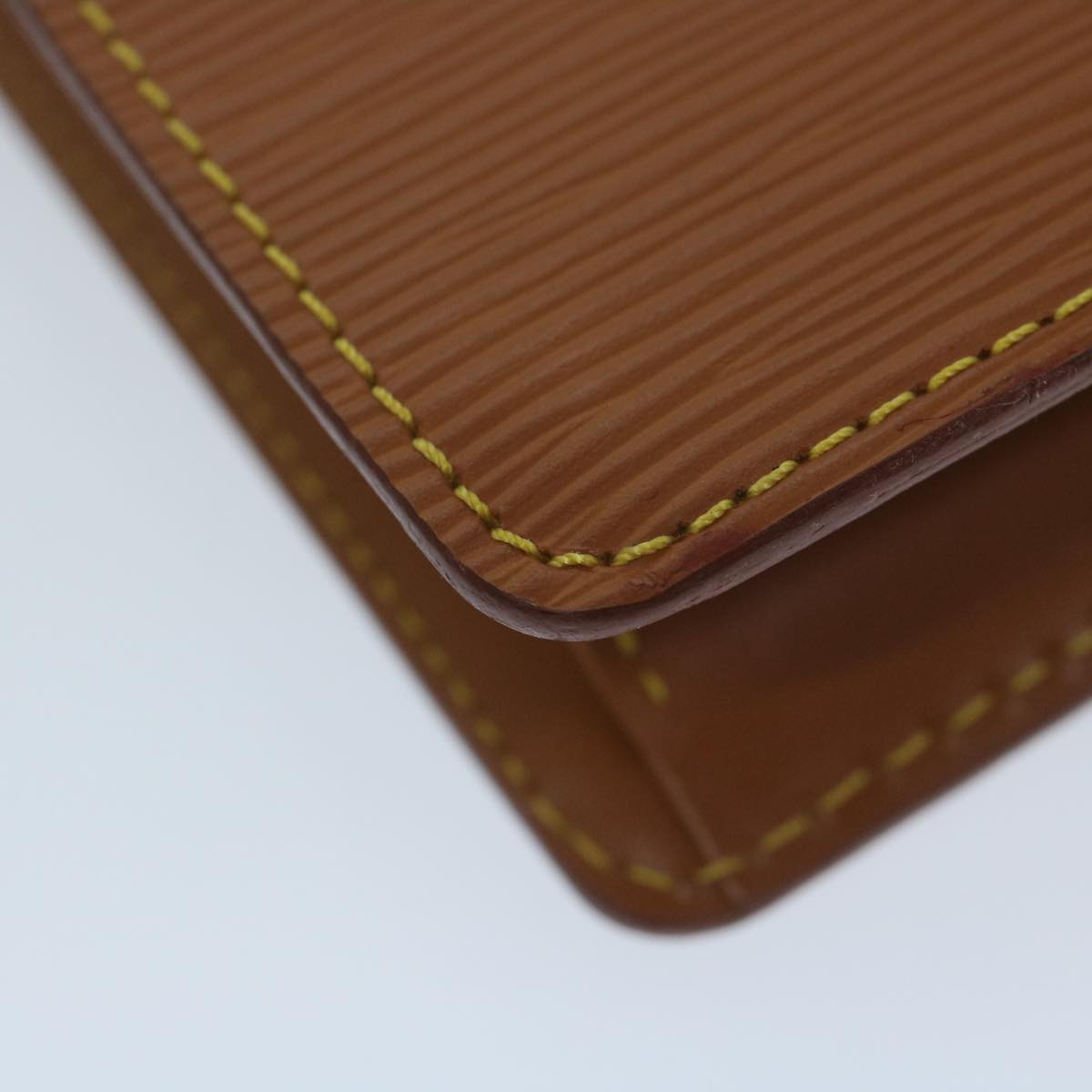 LOUIS VUITTON Epi Pochette Homme Clutch Bag Zipang gold M52528 LV yk10111