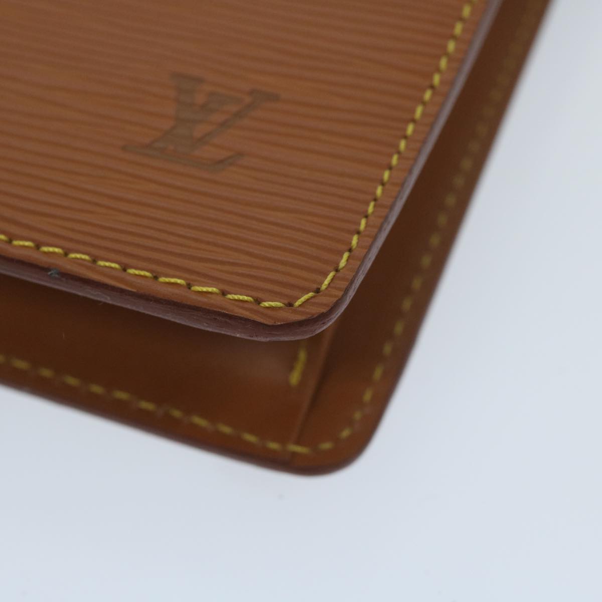LOUIS VUITTON Epi Pochette Homme Clutch Bag Zipang gold M52528 LV yk10111