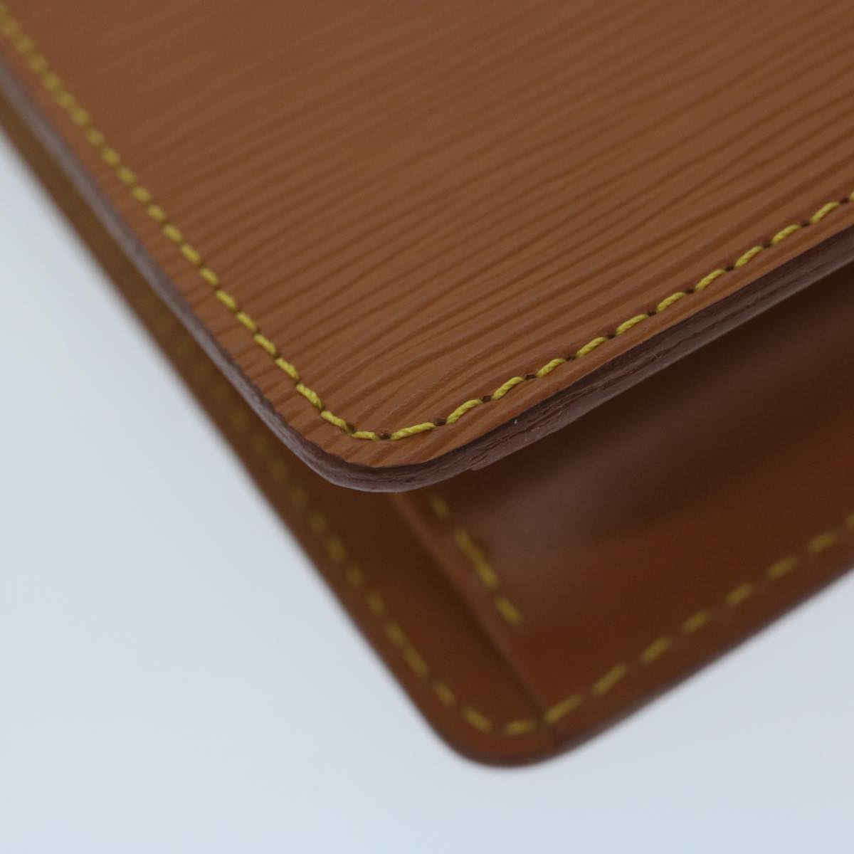 LOUIS VUITTON Epi Pochette Homme Clutch Bag Zipang gold M52528 LV yk10111