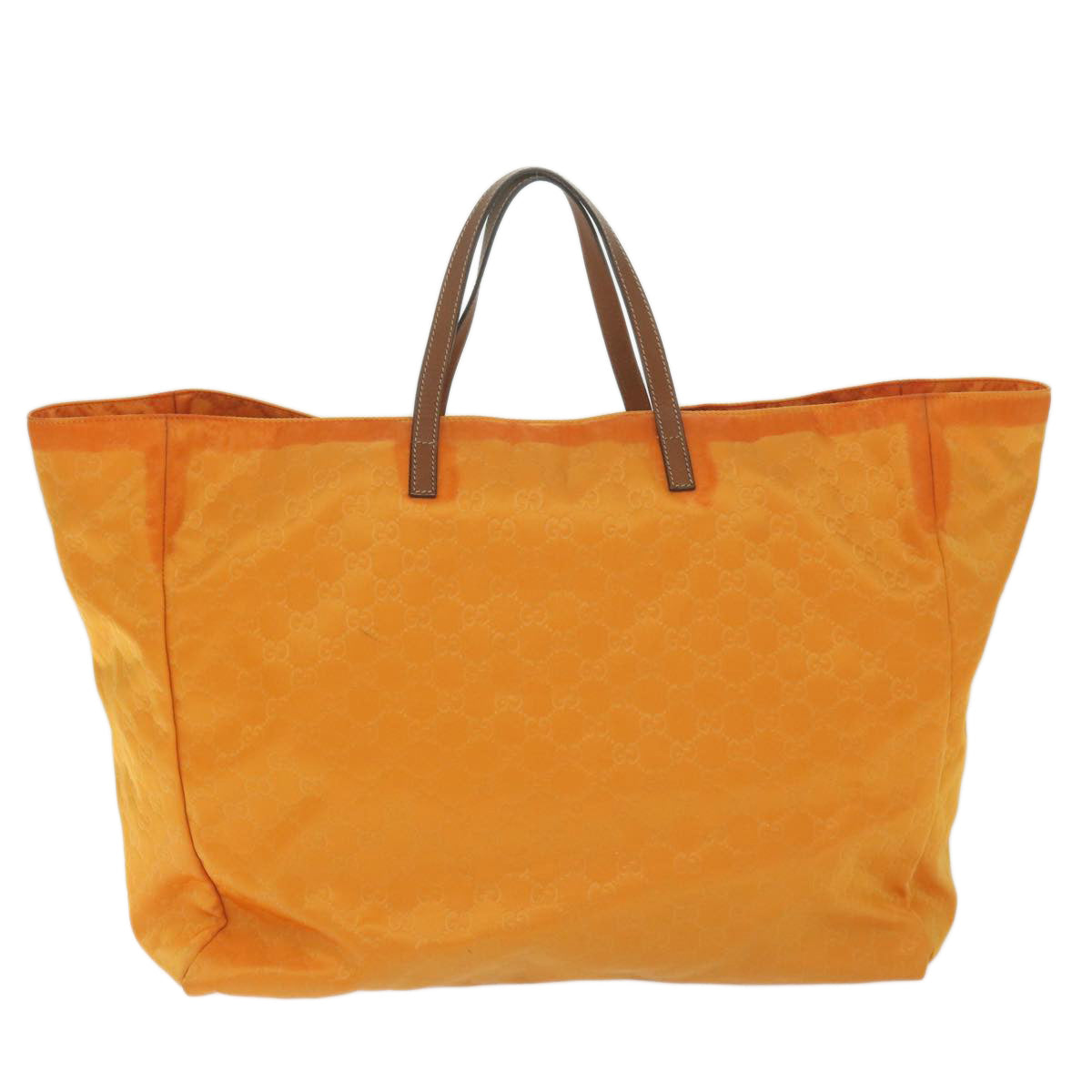 GUCCI GG Canvas Tote Bag Orange 286198  10117