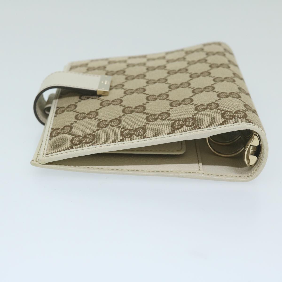 GUCCI GG Canvas Day Planner Cover Beige 115241  10129