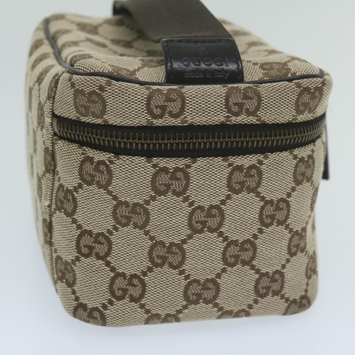 GUCCI GG Canvas Vanity Cosmetic Pouch Beige 106646  10132